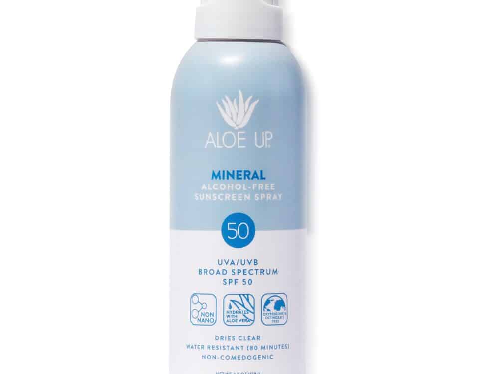 Mineral based sunscreen. SPF 50. Alcohol free