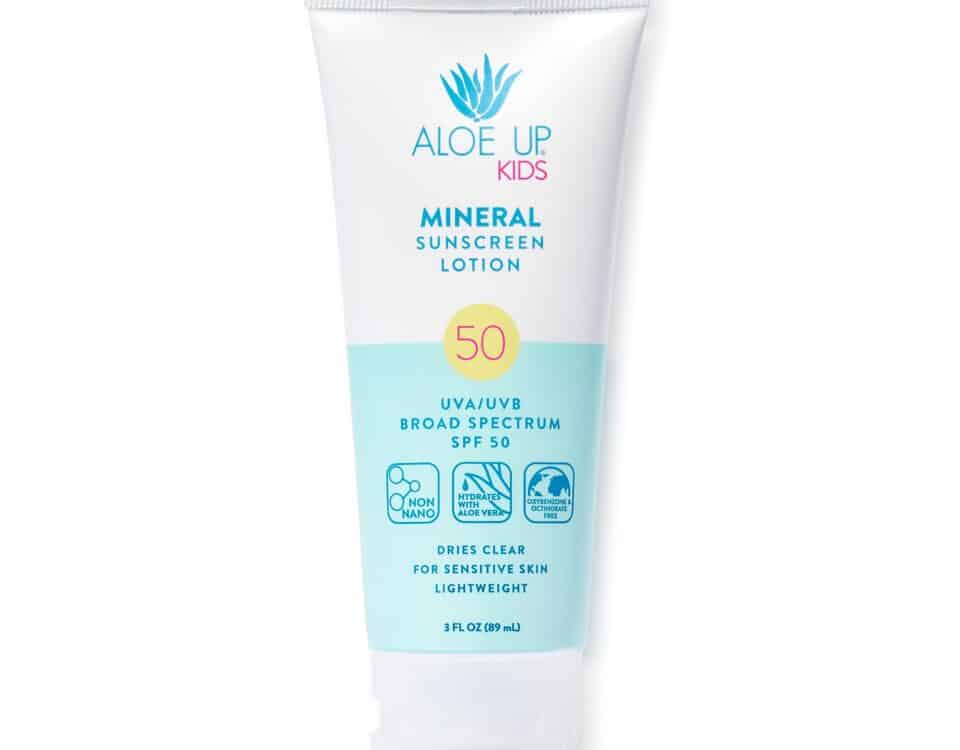 Kids Mineral Sunscreen SPF 50. For sensitive skin